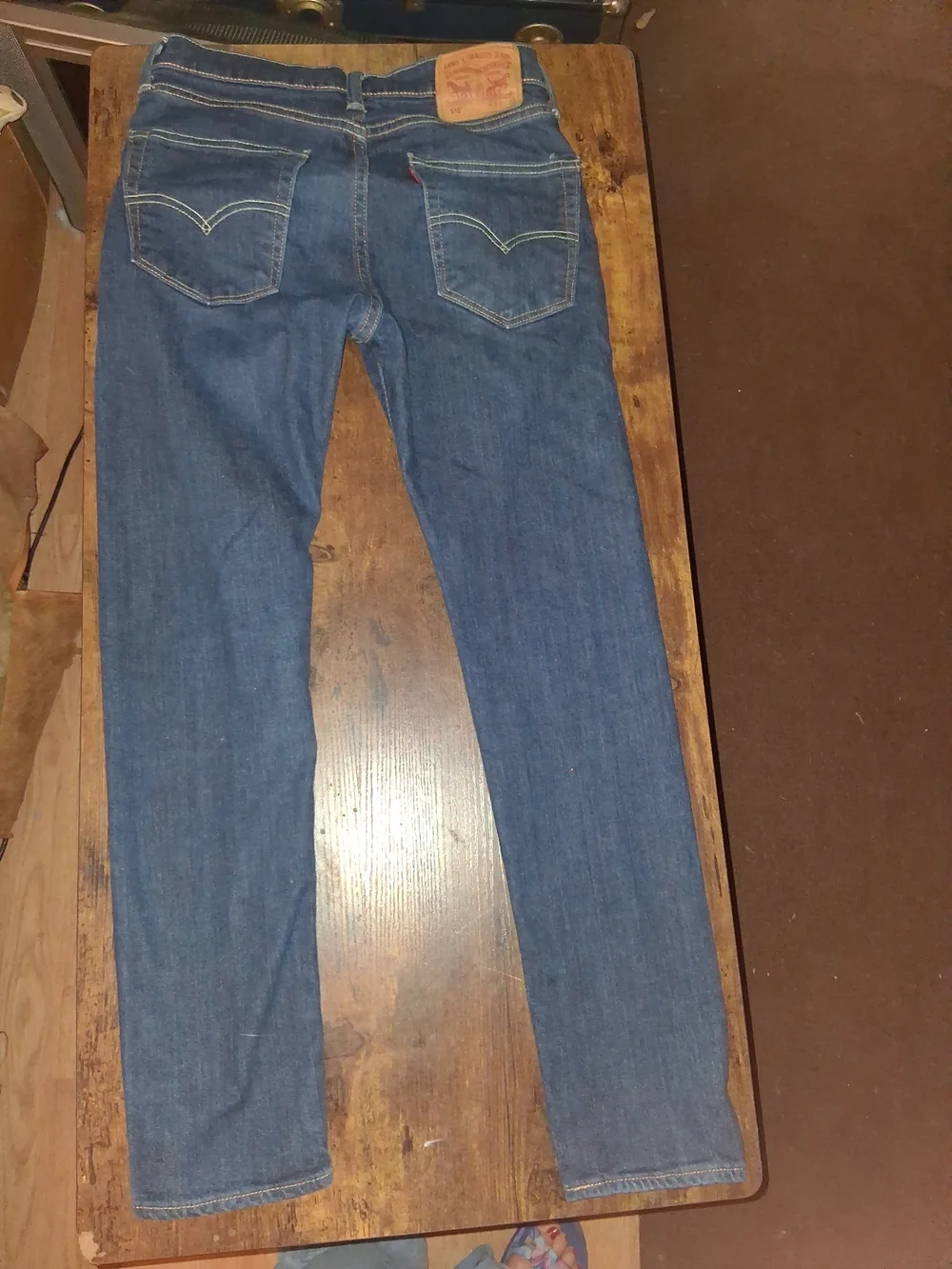 Levi's Men's Blue Denim Jeans - Classic 510 Style Size 30 L 30 Skinny